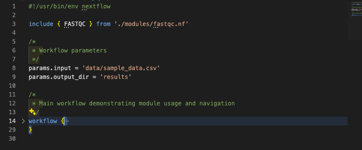 Repliement de code